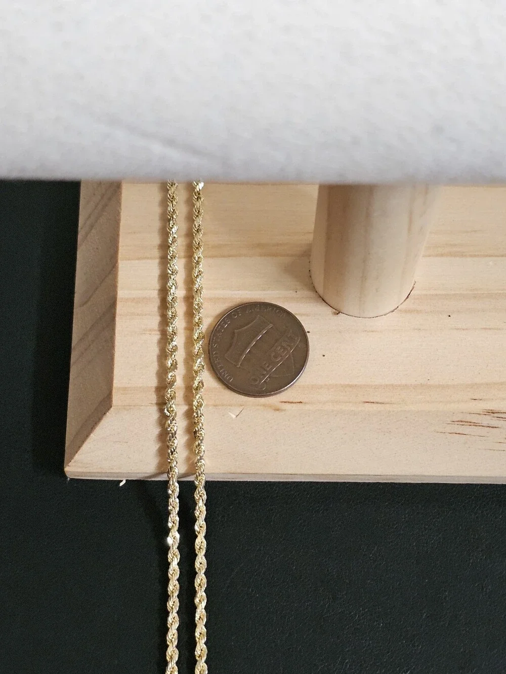 10k Gold Necklace 18 Inch - Picture 3 of 6